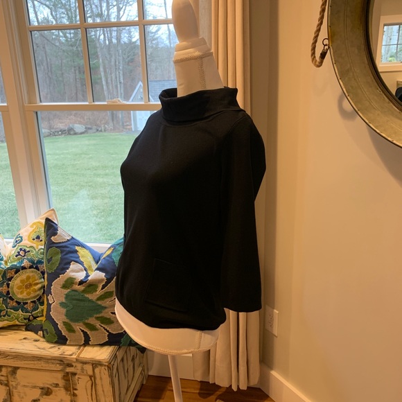 Elliott Lauren Black Three Quarter Sleeves Sweater - Picture 4 of 4